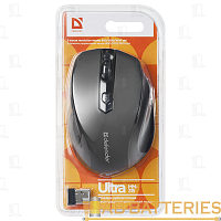 Мышь беспроводная Defender MM-315 Ультра/ULTRA классическая USB черный (1/40) 