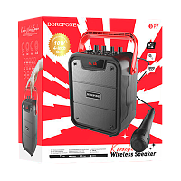 Портативная колонка Borofone BP7 bluetooth 5.0 microSD караоке черный (1/12) 