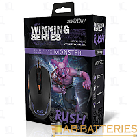 Мышь проводная Smartbuy 725G RUSH Winning игровая USB черный (1/40) 