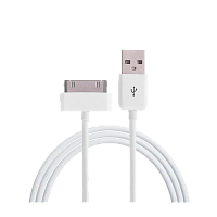 Кабель Gembird USB (m)-Apple 30pin (m) 1м силикон белый