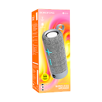 Портативная колонка Borofone BR19 bluetooth 5.1 microSD серый (1/50) 