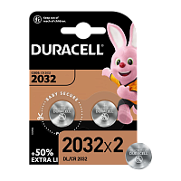 Батарейка Duracell CR2032 BL2 Lithium 3V CN (Китай) (2/12/144)