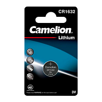 Батарейка Camelion CR1632 BL1 Lithium 3V (1/10/1800)