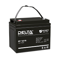 Аккумулятор свинцово-кислотный Delta DT 1275 12V 75Ah