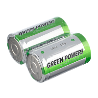 Батарейка GREEN POWERlab LR14 C Shrink 2 Alkaline 1.5V (2/24/288)