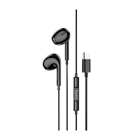 Наушники вставные HOCO M1 Max с микр. черный (1/21/210)