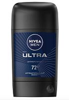 Дезодорант мужской Nivea Ultra стик 50мл (1/15)