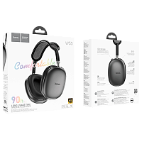 Наушники полноразмерные HOCO W55 bluetooth 5.4 с микр. серый (1/40)