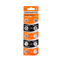 Батарейка Minamoto G10/LR1130/LR54/389A/189 BL10 Alkaline 1.5V (10/200/10000)