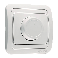 Диммер Makel Mimoza пластик IP20 белый 12011 (1/10)