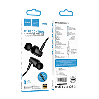 Наушники внутриканальные HOCO M112 с микр. черный (1/31/310)