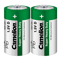 Батарейка Camelion Super R20 D SH2 Heavy Duty 1.5V (2/12/144)