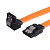 Кабель GoPower SATA (m)-SATA (m) 0.5м силикон ver.3.0 оранжевый в пакете (1/250)