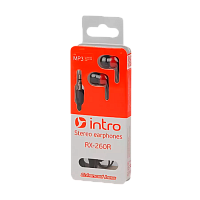 Наушники внутриканальные Intro RX-260R красный