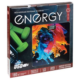 Весы напольные Energy EN-422B USB электронные 180кг