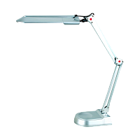 Светильник настольный Camelion KD-017A 11W 230V 2G7 на основании +лампа серебряный (1/6)