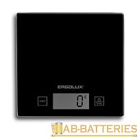 Весы кухонные Ergolux ELX-SK01-С02 электронные 5кг черный (1/20)