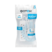 Удлинитель Фотон 16-53Е 3р.С/З 16A 5.0м ПВС 3x1мм² белый (1/20)