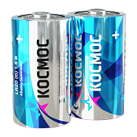 Батарейка Космос MAX LR20 D Shrink 2 Alkaline 1.5V (2/12/96)