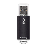 Флеш-накопитель Smartbuy V-Cut 8GB USB2.0 пластик черный
