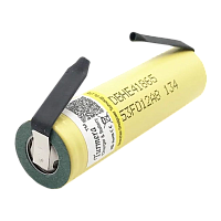 Аккумулятор Li-ion LG ICR18650HE4-T Б/УП 20A 3.7V 2500mAh б/з высокий ток (1/100) 