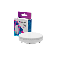 Лампа светодиодная Космос GX53 16W 6500К 174-265V рефлектор матовая (1/10/100)