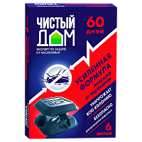Ловушка от тараканов Чистый дом усиленного действия 6шт. (1/50)