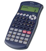 Калькулятор полноразмерный Perfeo 12-разрядный научный серый