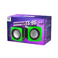 Колонки GFPower TS-06 4W зеленый (1/100) 