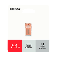Флеш-накопитель Smartbuy MC5 64GB USB2.0 металл розовое золото 