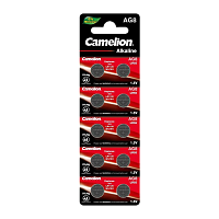Батарейка Camelion G8/LR1120/LR55/391A/191 BL10 Alkaline 1.5V (10/100/3600)