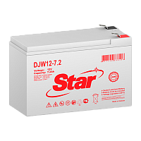 Аккумулятор свинцово-кислотный STAR DJW12-7.2 F2 12V 7.2Ah