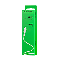 Кабель Borofone BX16 USB (m)-Lightning (m) 1.0м 2.4A ПВХ белый (1/648)