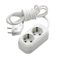 Удлинитель Makel 2р.С/З 3.0м 3x0.75мм² IP20 белый MGP113 (1/12)