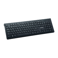 Клавиатура беспроводная Smartbuy 206 SLIM классическая USB мультимед. черный (1/20)