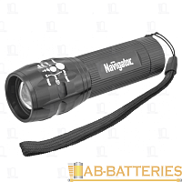 Фонарь универсальный Navigator NPT-CM03 3W 1LED от аккумулятора IPX4 3 режима черный