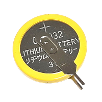 Элемент питания ET CR2032-VC2/10 PK1 2-ножки, вертикальный монтаж, литиевый элемент, 3V