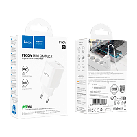 Сетевое З/У HOCO C148A Type-C 3.0A 30W PD3.0 белый (1/30/180)