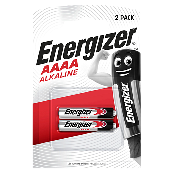 Батарейка Energizer AAAA/25A/LR61/LR8D425 BL2 Alkaline 1.5V (2/10/160) 