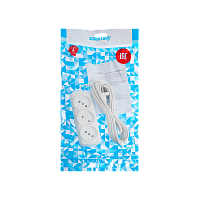 Удлинитель Старт S 3р.Б/З 6A 5.0м ШВВП 2x0.75мм² белый (1/35)