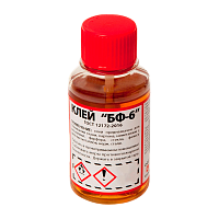 Клей Новбытхим БФ-6 ГОСТ 12172-2016 100мл флакон с кистью