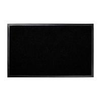 Коврик придверный VORTEX "TRIP" 50х80см ребристый черный (1/10)