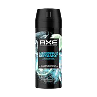 Дезодорант мужской AXE Акватический бергамот 150мл парфюмированный (1/6)