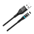 Кабель Borofone BU16 USB (m)-Lightning (m) 1.0м 2.4A нейлон магнит черный (1/63/252)