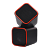 Колонки 2.0 Smartbuy CUTE 6W USB+Jack 3.5мм черный оранжевый (1/60)