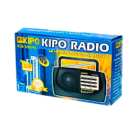 Радиоприемник KIPO KB-308AC пластик Jack3.5 черный (1/40) 