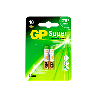 Батарейка GP Super AAAA/25A/LR61/LR8D425 BL2 Alkaline 1.5V (2/20/160) R