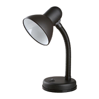 Светильник настольный Camelion KD-301 40W 230V E27 на основании черный (1/12)