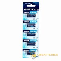 Батарейка Robiton STANDARD LR1 N BL5 Alkaline 1.5V 0%Hg (5/60/1440) 