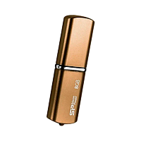 Флеш-накопитель Silicon Power LuxMini 720 8GB USB2.0 пластик бронзовый